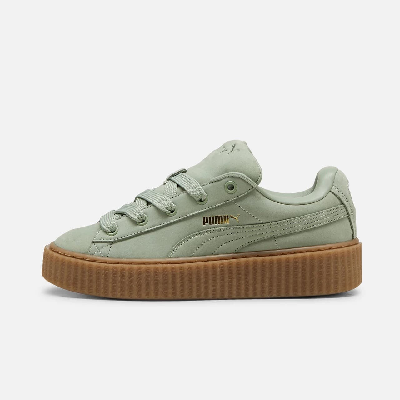 Sneakers Fenty x Puma Creeper Phatty Nubuck Green Fog-Puma Gold-Gum UK 6
