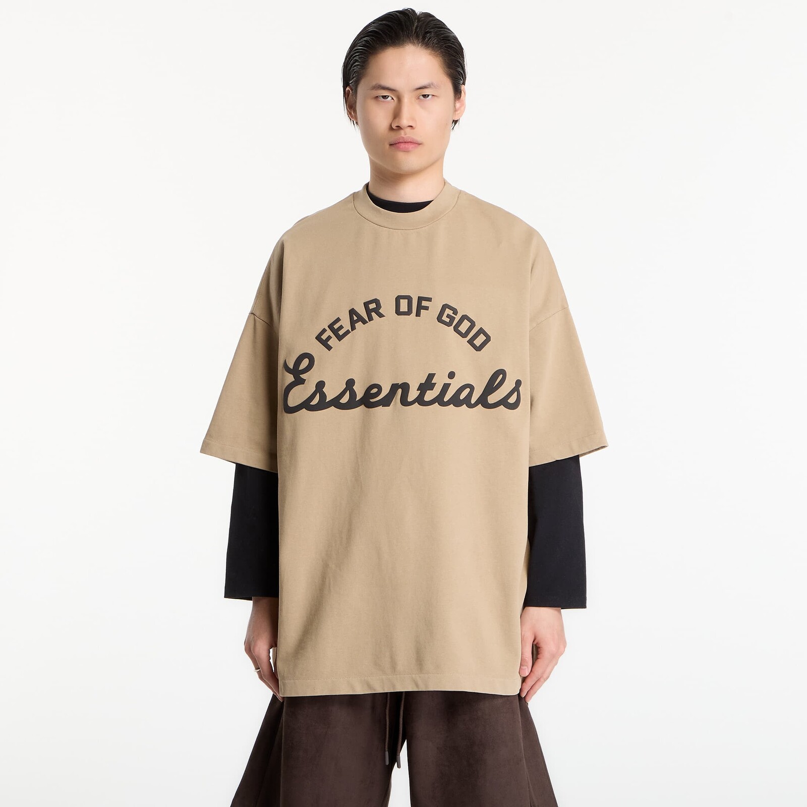 T-shirt Fear of God Essentials Training 90'S Short Sleeve Tee Faded Dune M