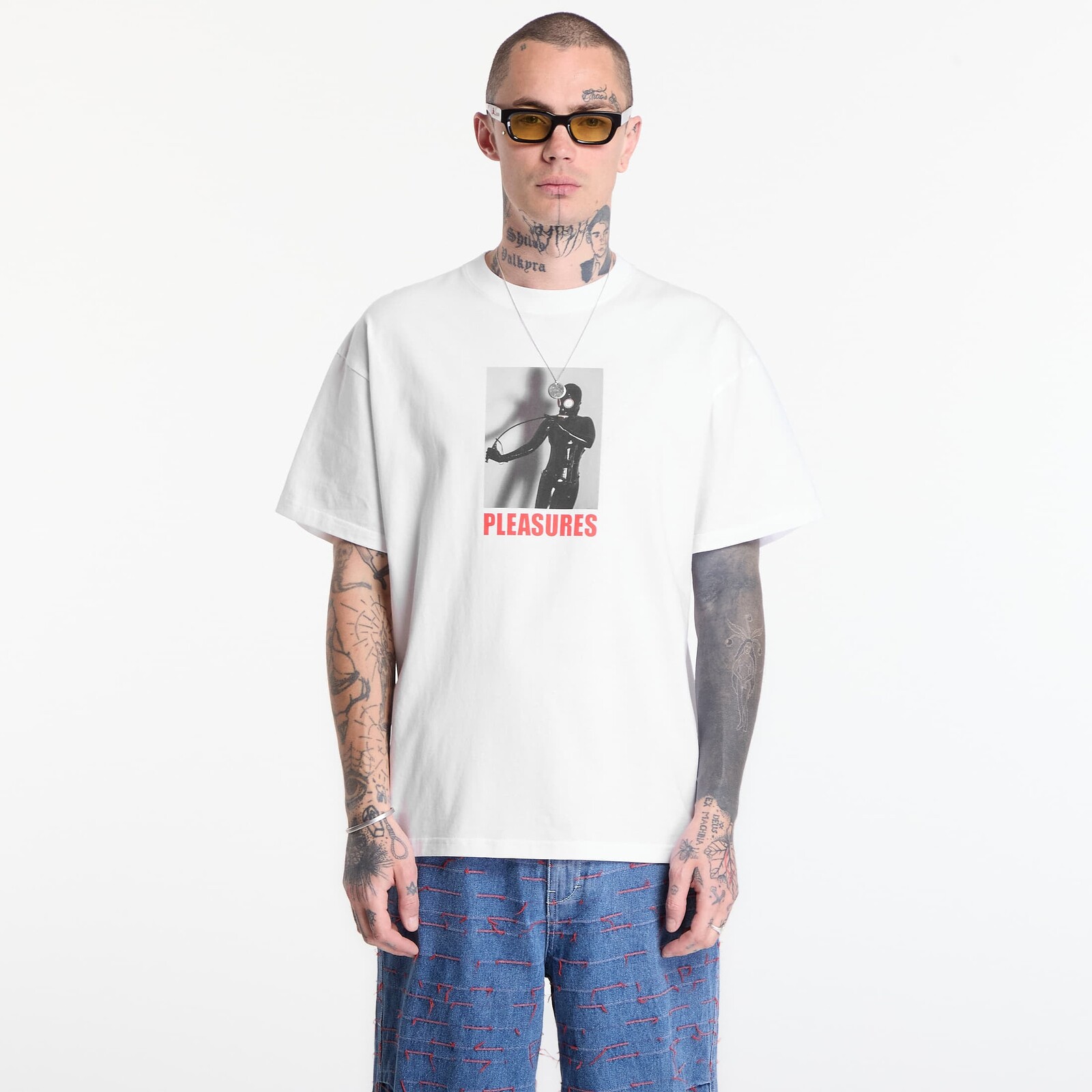 T-shirt PLEASURES Whip T-Shirt White XL