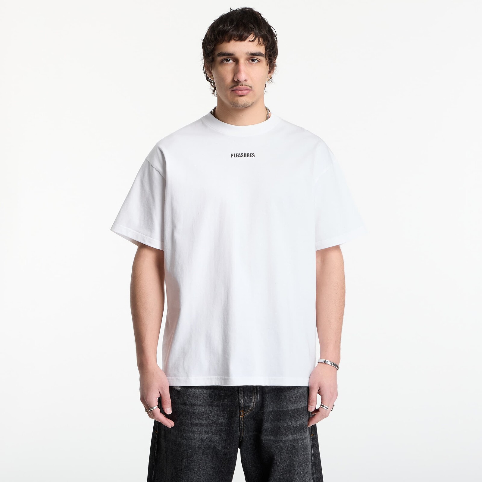 T-shirt PLEASURES Wordmark T-Shirt White XL