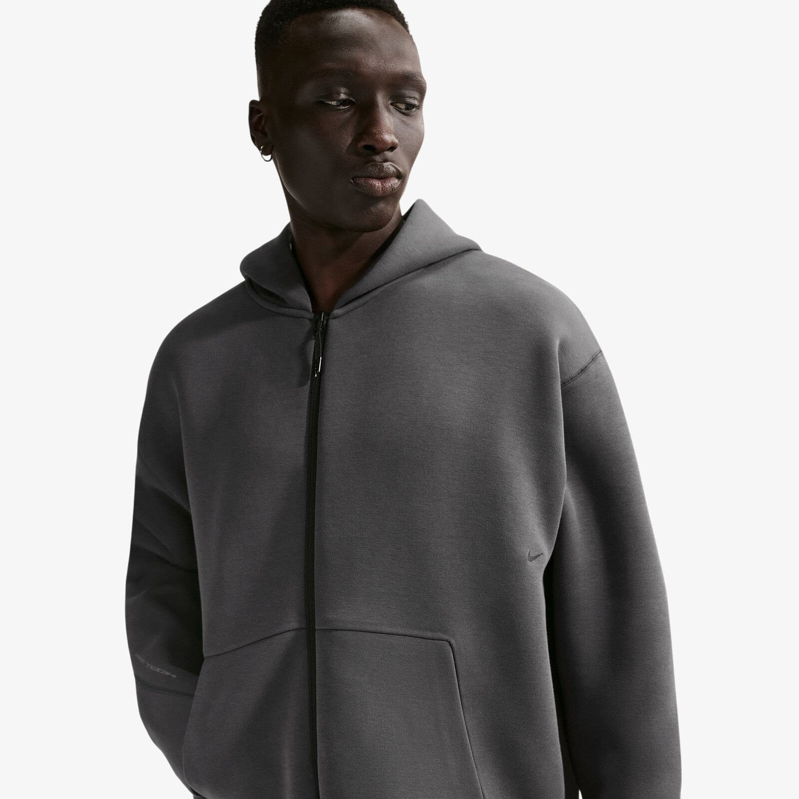 Sweatshirt Nike Tech Men's Fleece Full-Zip Hoodie Anthracite/ Black L