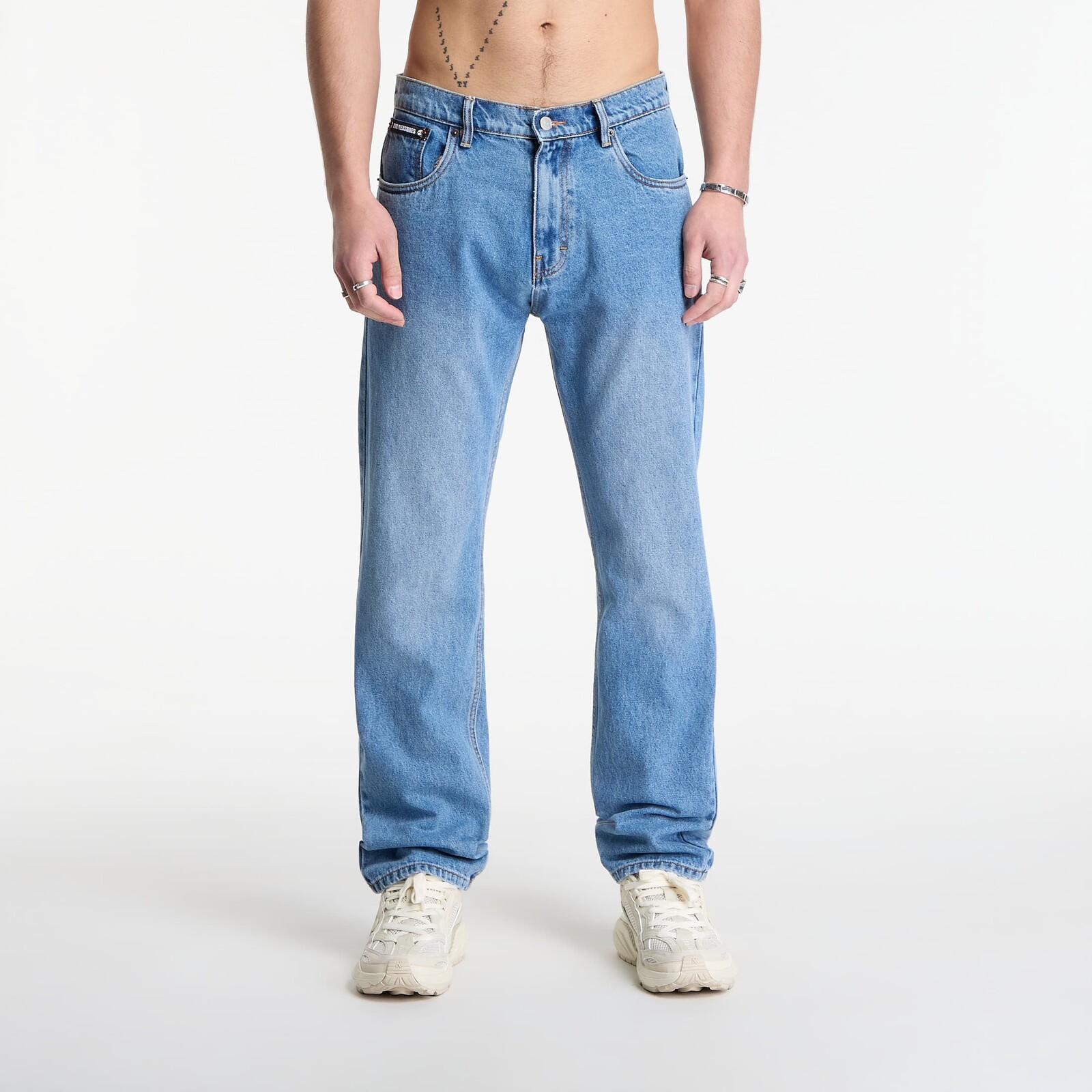 Pants PLEASURES Rotten Jeans Indigo 36
