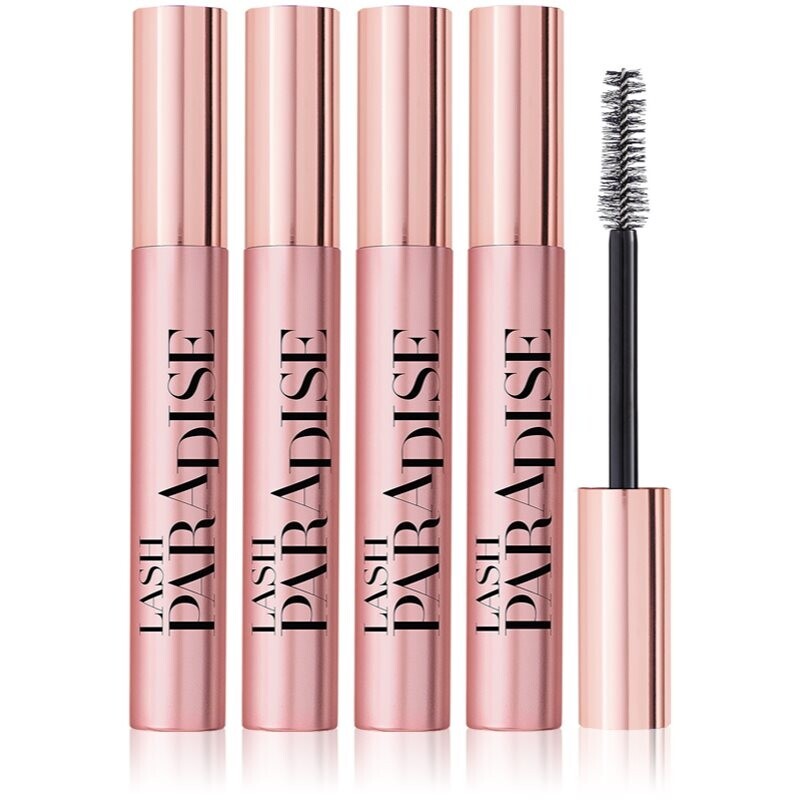L’Oréal Paris Lash Paradise lengthening mascara for extra volume Black 4x