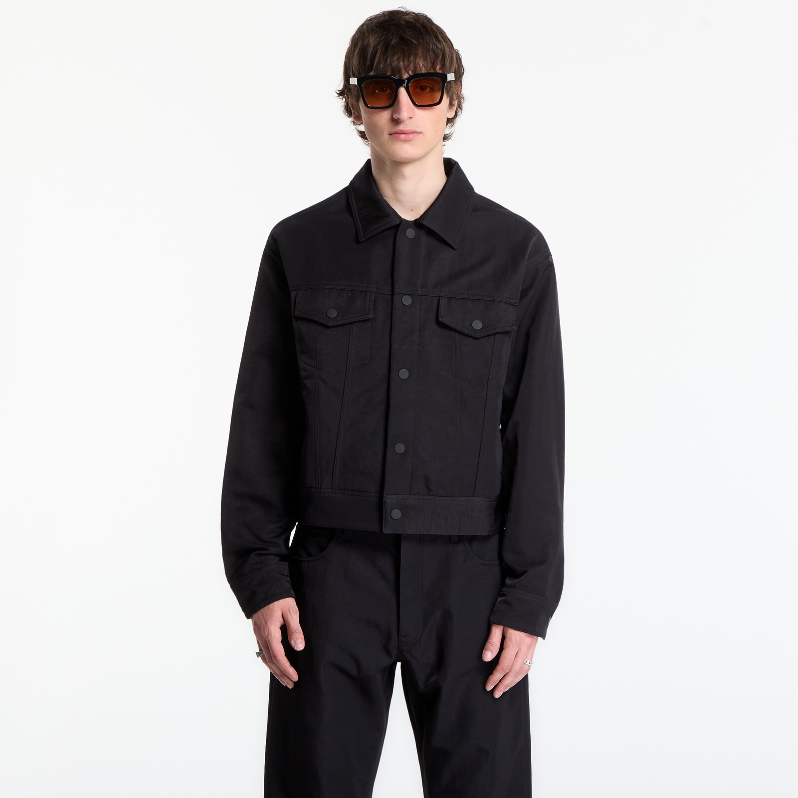 Jacket Fear of God Essentials Trucker Jacket Vintage Black S