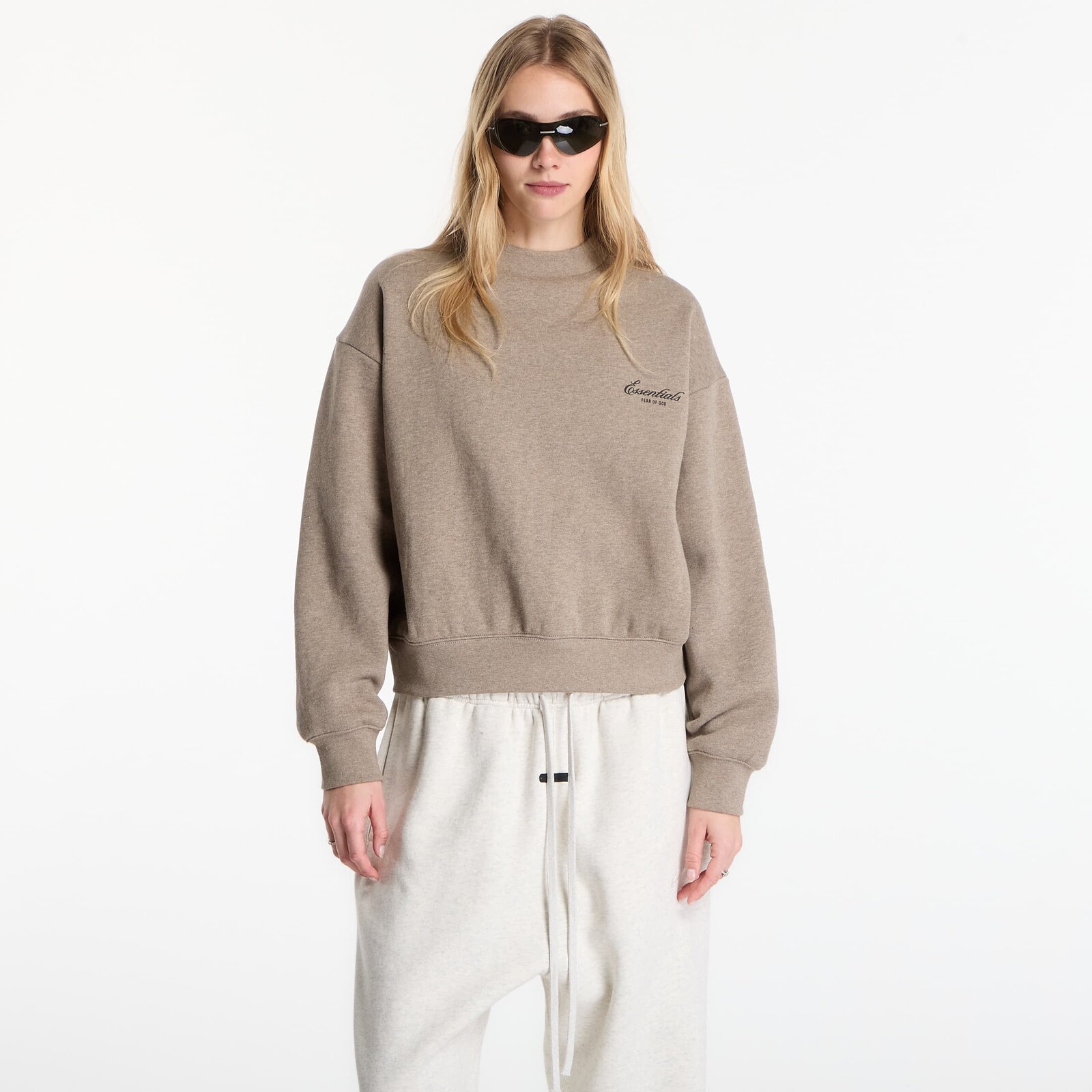 Sweatshirt Fear of God Essentials Classic Crewneck Sweatshirt Homestead Heather L