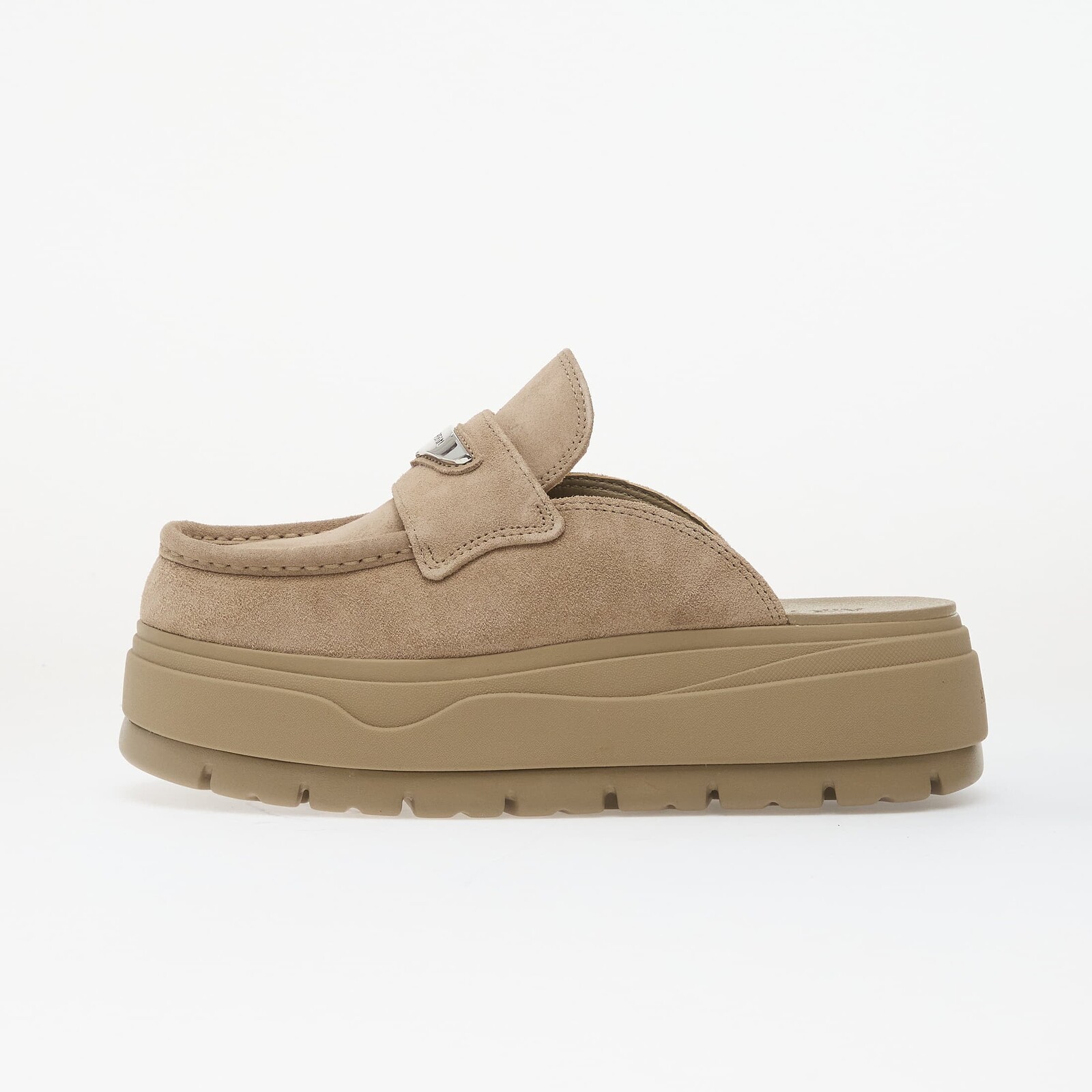 Sneakers Air Jordan Mule Khaki/ Metallic Silver UK 7.5