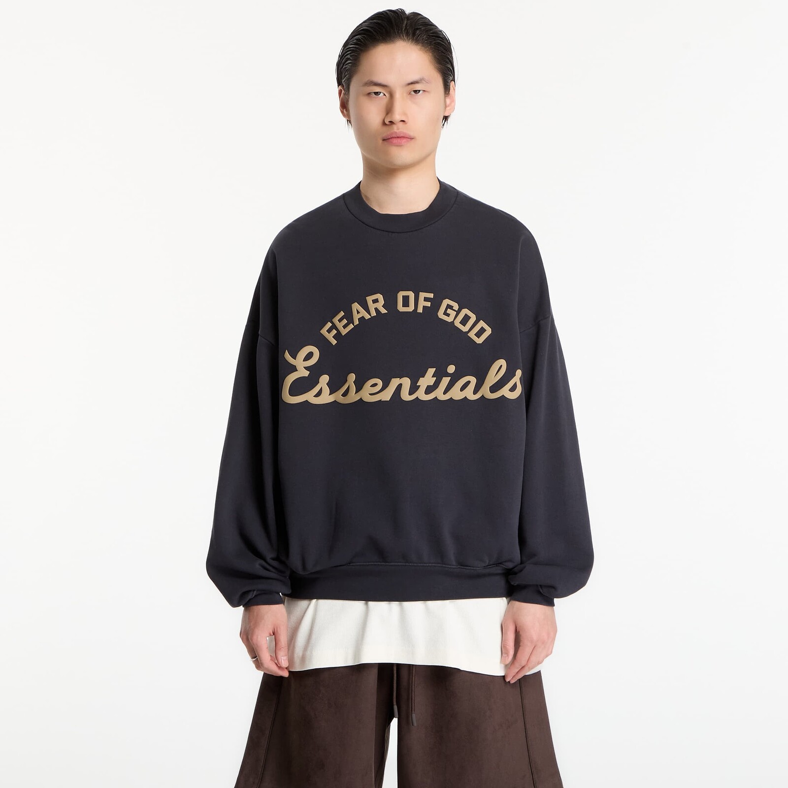 Sweatshirt Fear of God Essentials Training 90'S Crewneck Sweatshirt Faded Black XS