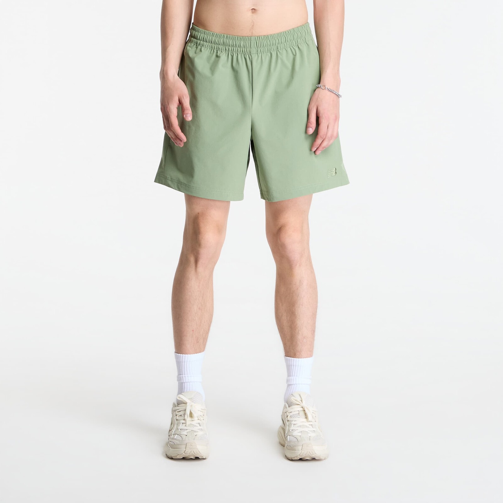 New Balance Athletics Stretch Woven Shorts Green M