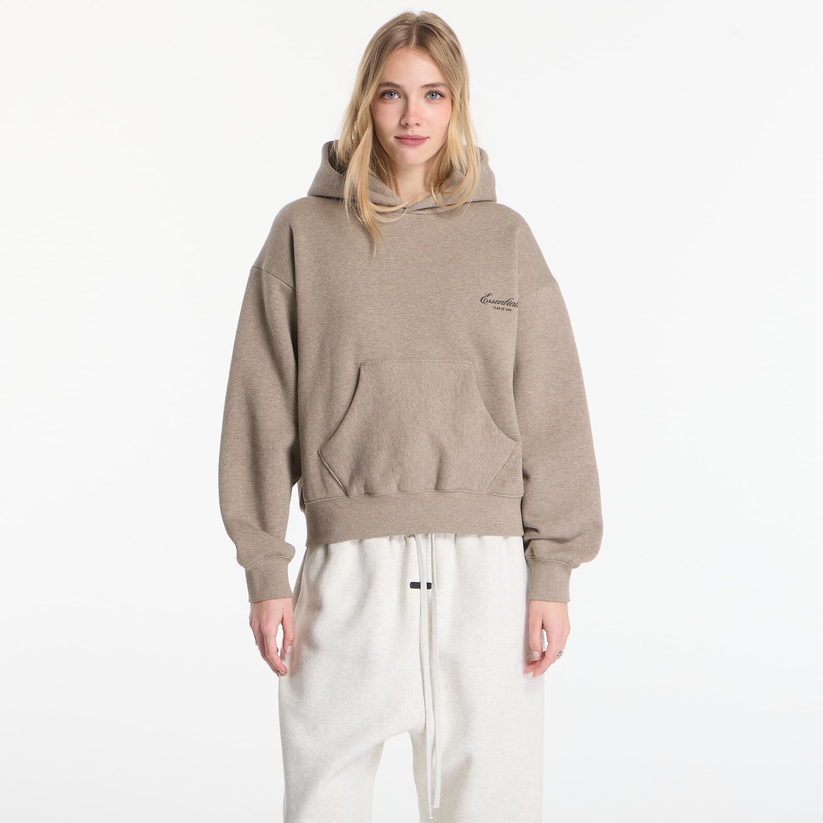 Sweatshirt Fear of God Essentials Classic Hoodie Homestead Heather M