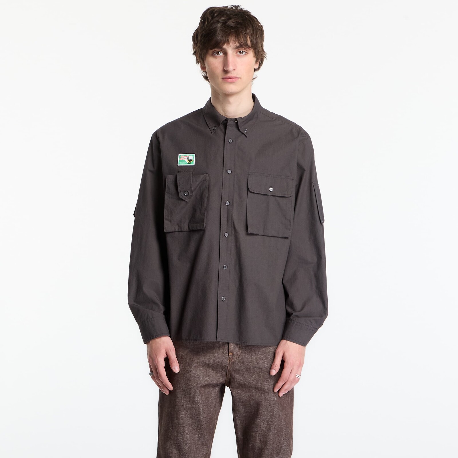 Shirt HUMAN MADE Hunting Shirt UNISEX Charcoal L