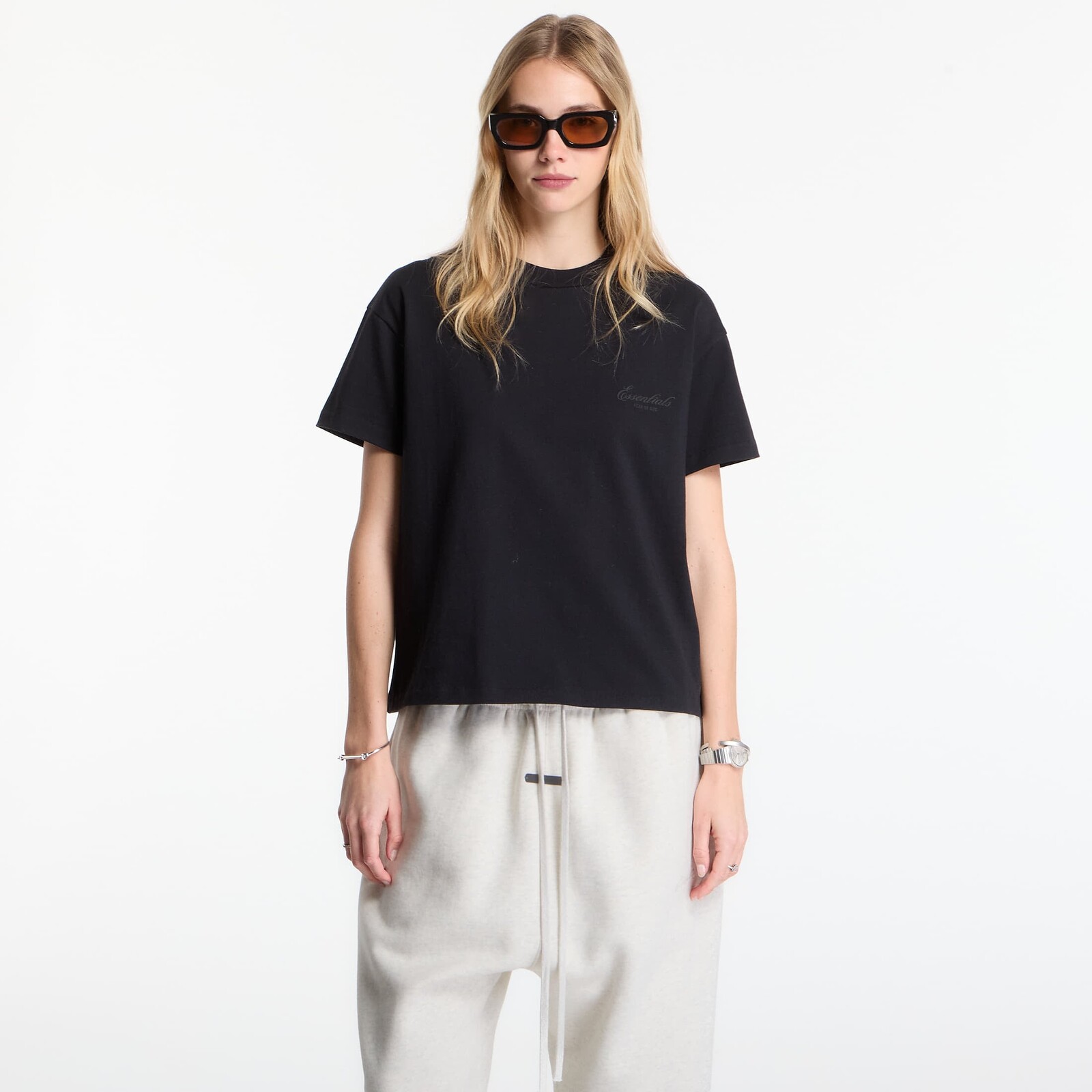 T-shirt Fear of God Essentials Classic Short Sleeve Tee Vintage Black XL