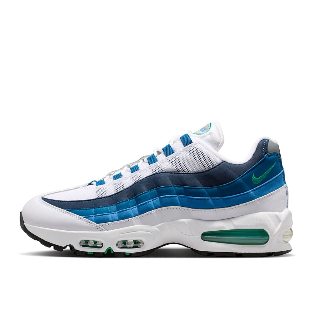 Sneakers Nike Air Max 95 Og White/ Emerald Green-Lake Blue UK 11