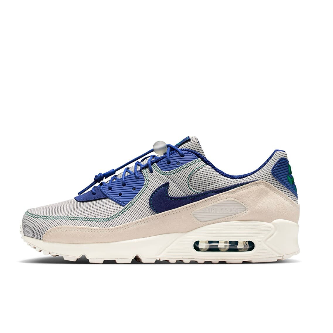 Sneakers Nike Air Max 90 Coconut Milk/ Deep Royal Blue-Legion Pine UK 6.5