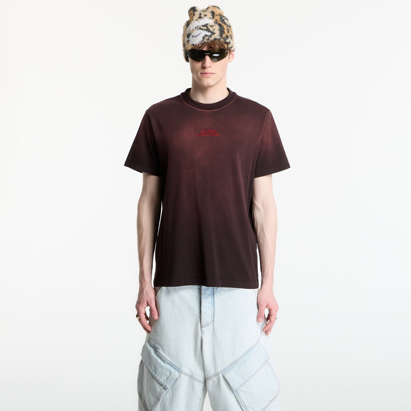 T-shirt Off-White x AC Milan S/S Slim Tee UNISEX Black/ Red L