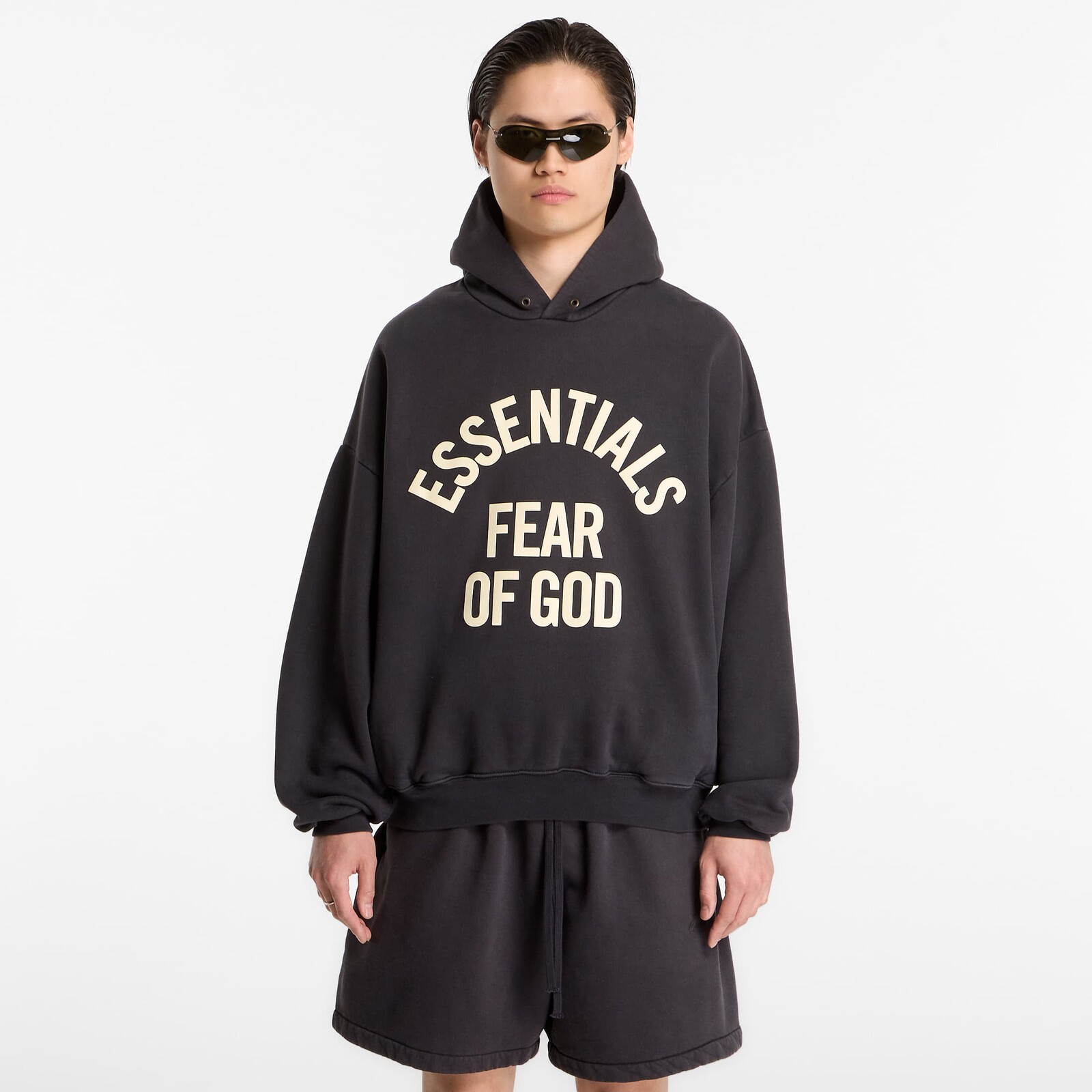 Sweatshirt Fear of God Essentials Campus 90'S Hoodie Faded Black L