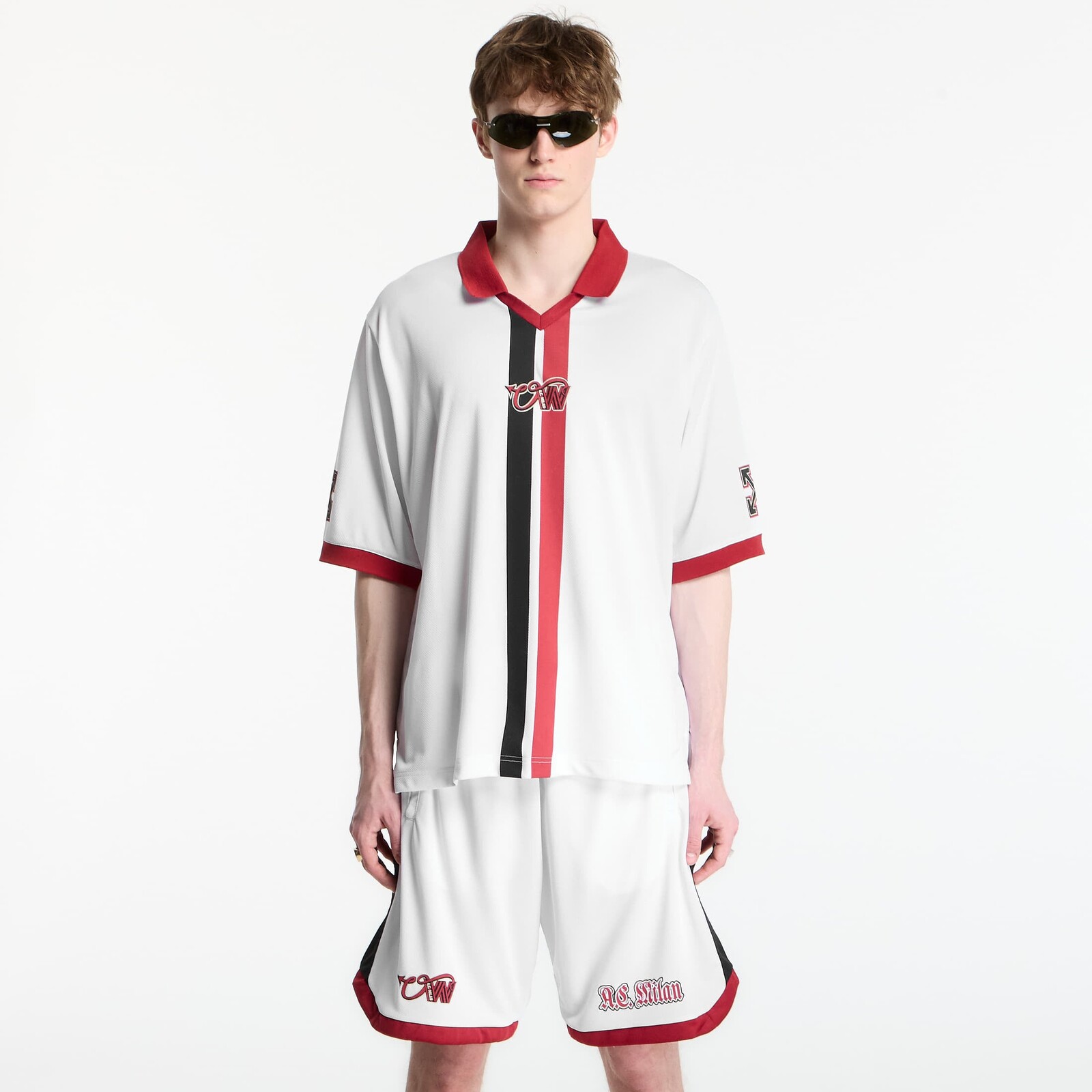 T-shirt Off-White x AC Milan Arrow Tech T-Shirt UNISEX White/ Red M