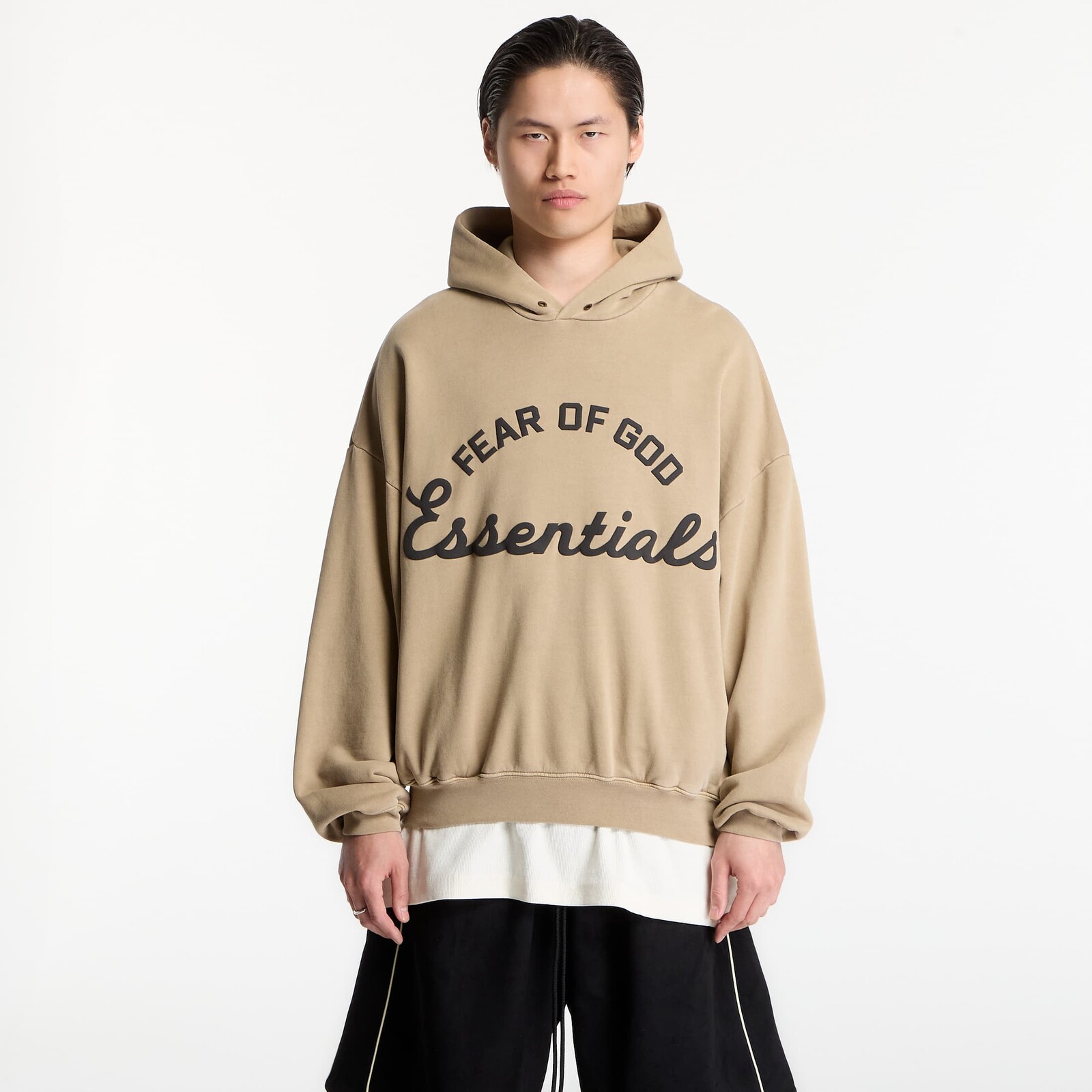 Sweatshirt Fear of God Essentials Training 90'S Hoodie Faded Dune M