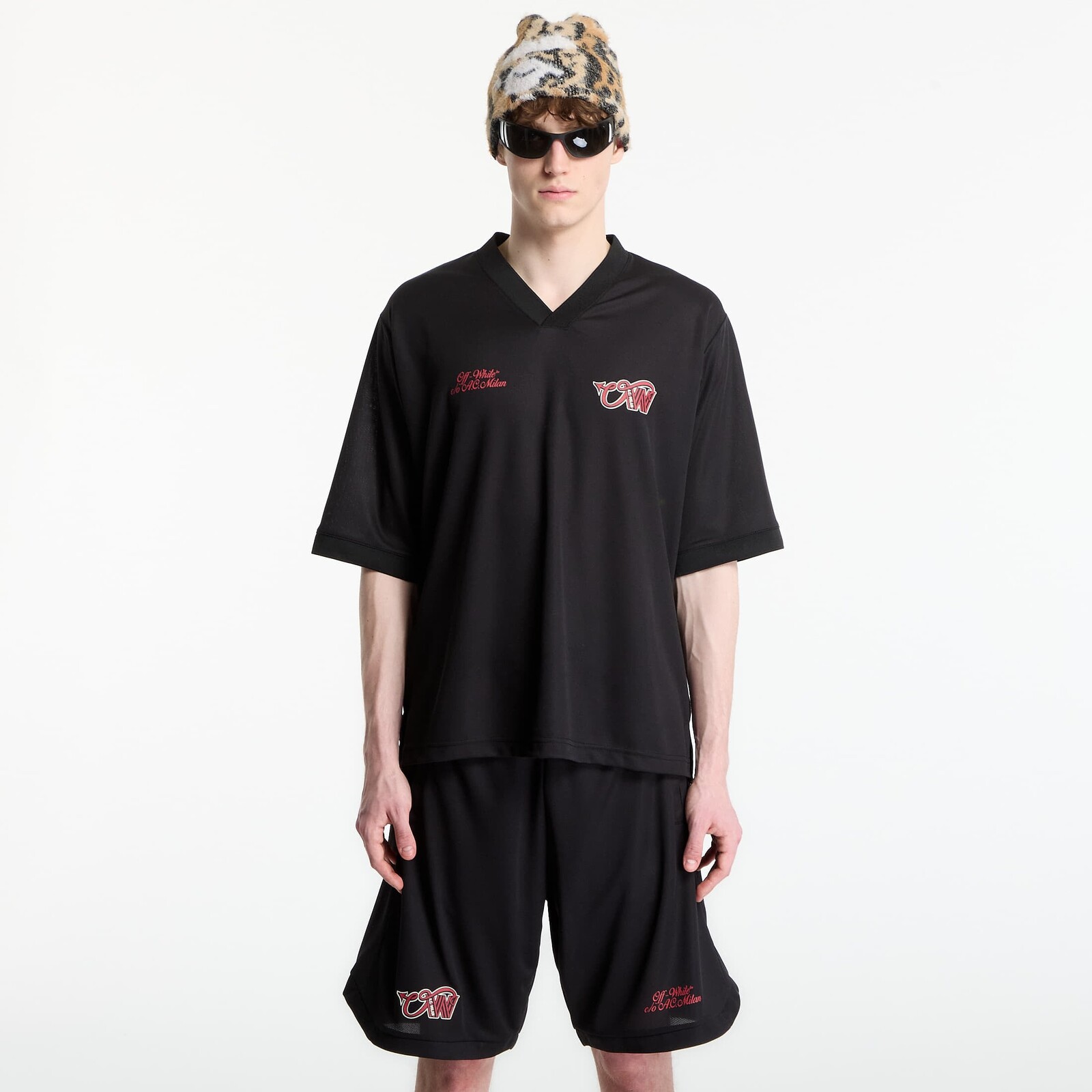 T-shirt Off-White x AC Milan Tech T-Shirt UNISEX Black/ Red S