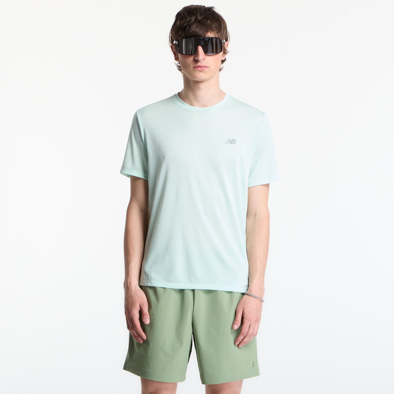 T-shirt New Balance Athletics T-Shirt Cosmic Jade Heather S