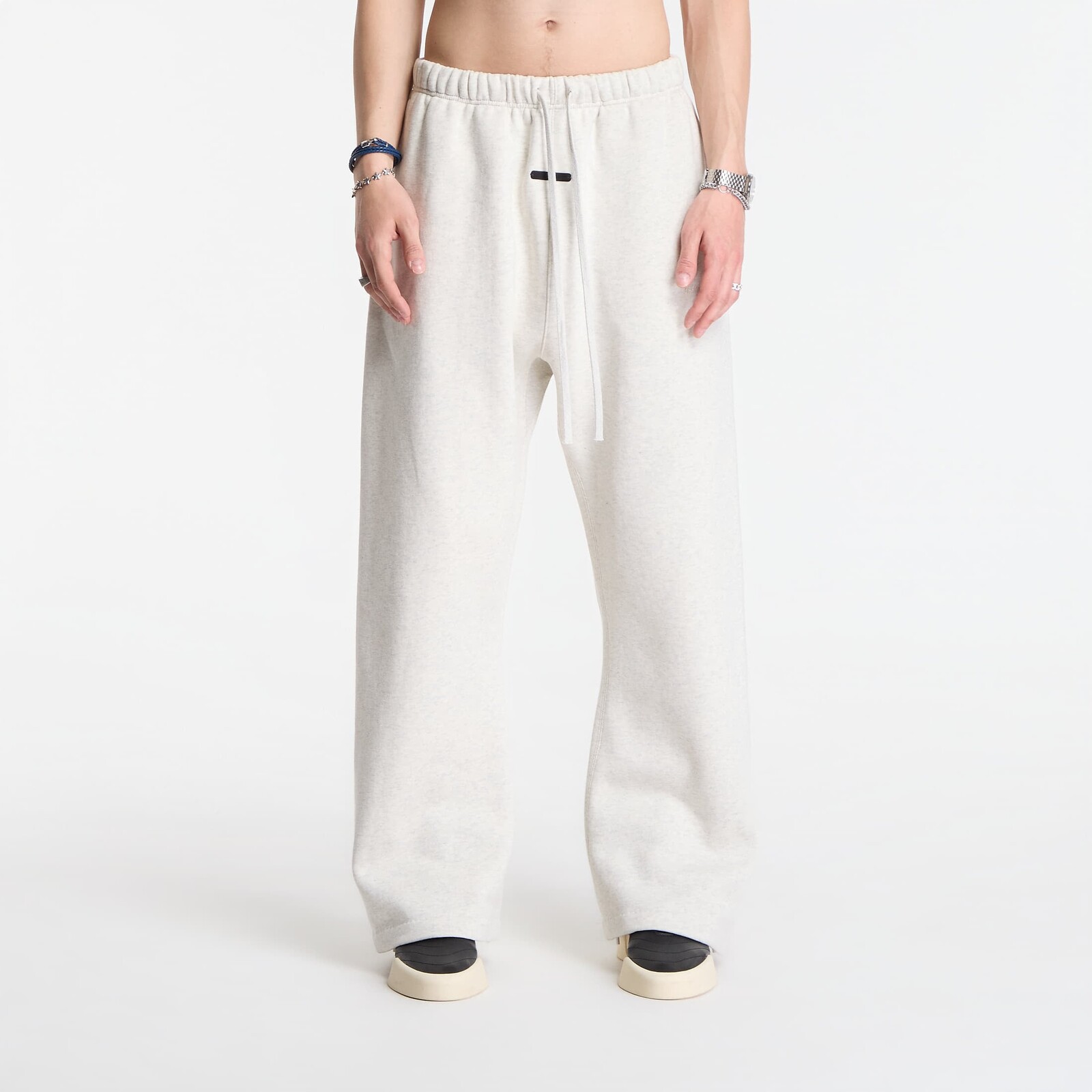 Pants Fear of God Essentials Signature Classic Fit Flare Sweatpants Oatmeal Heather/ Light Heather S