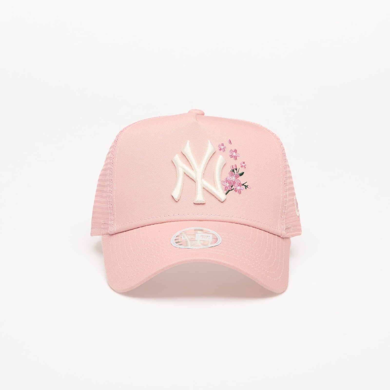 New Era 9FORTY AF Trucker Floral New York Yankees Pink Rouge/ Chrome White Universal
