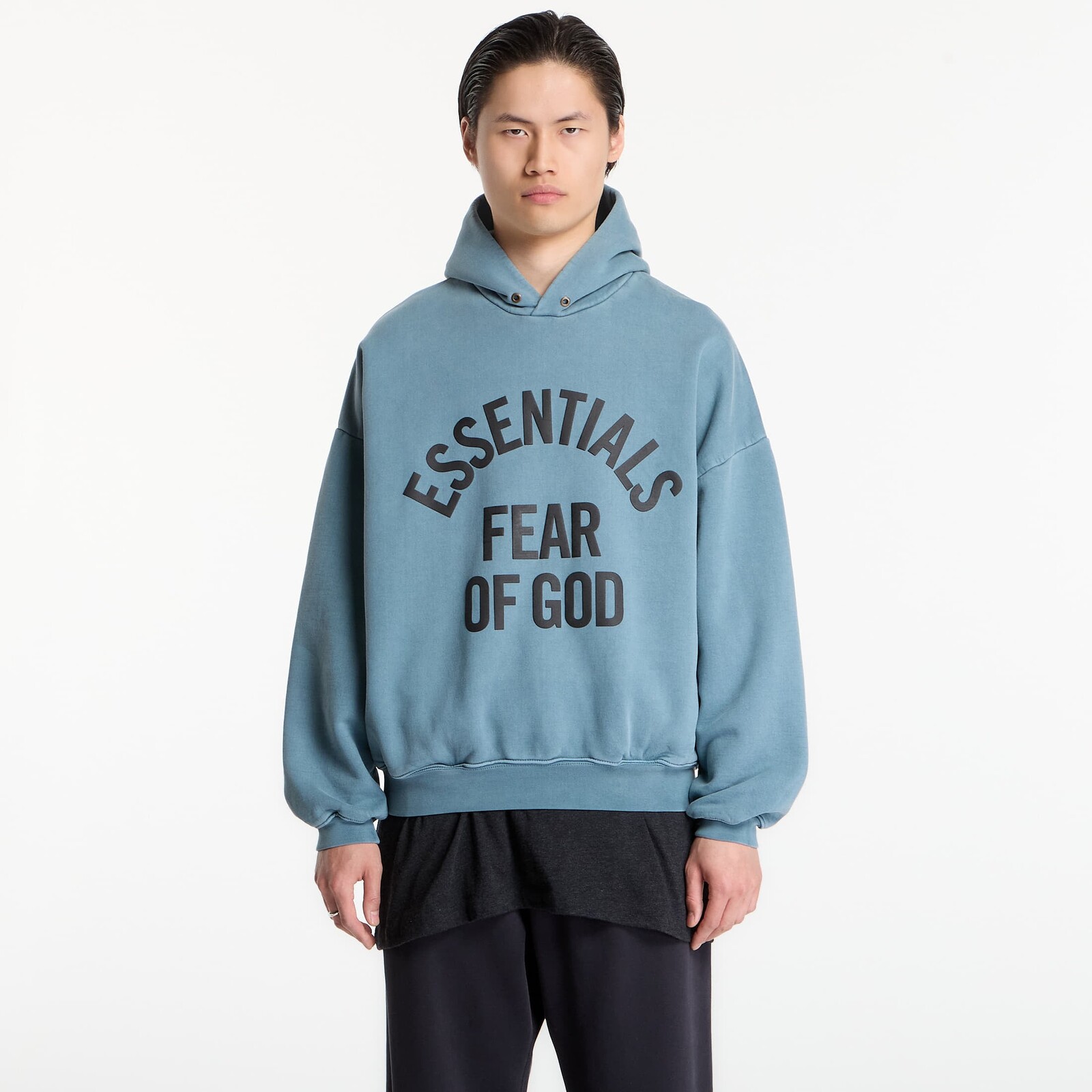 Sweatshirt Fear of God Essentials Campus 90'S Hoodie Faded Coastal L