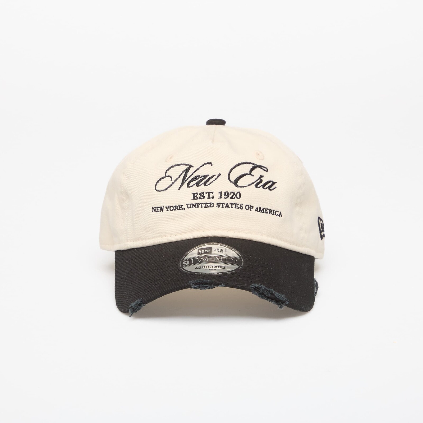 New Era 9TWENTY Aframe Wash Distress Light Cream/ Black Universal