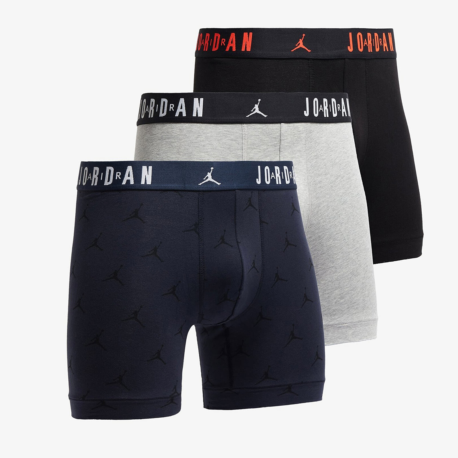 Jordan Jhm Mens Flight Cotton Esst 3-Pack Obsidian XXL
