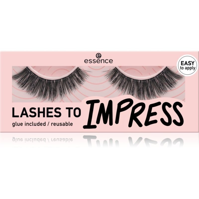 essence LASHES TO IMPRESS false eyelashes for volume and thickening of eyelashes 09 Big Lash Crush 1 pair