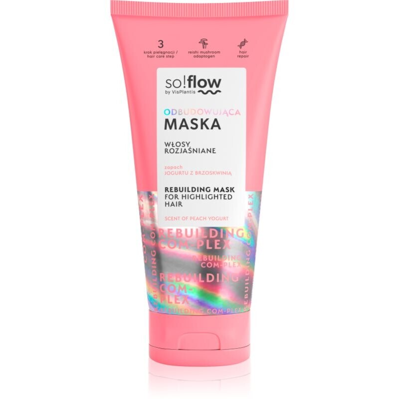 so!flow Rebuilding Com-Plex Mask For Highlighted Hair regenerating hair mask for bleached hair 200 ml