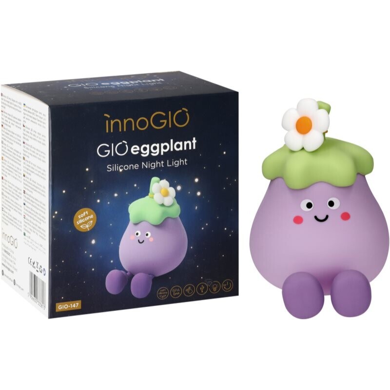 innoGIO GIOeggplant dimmable LED lamp for kids 1 pc