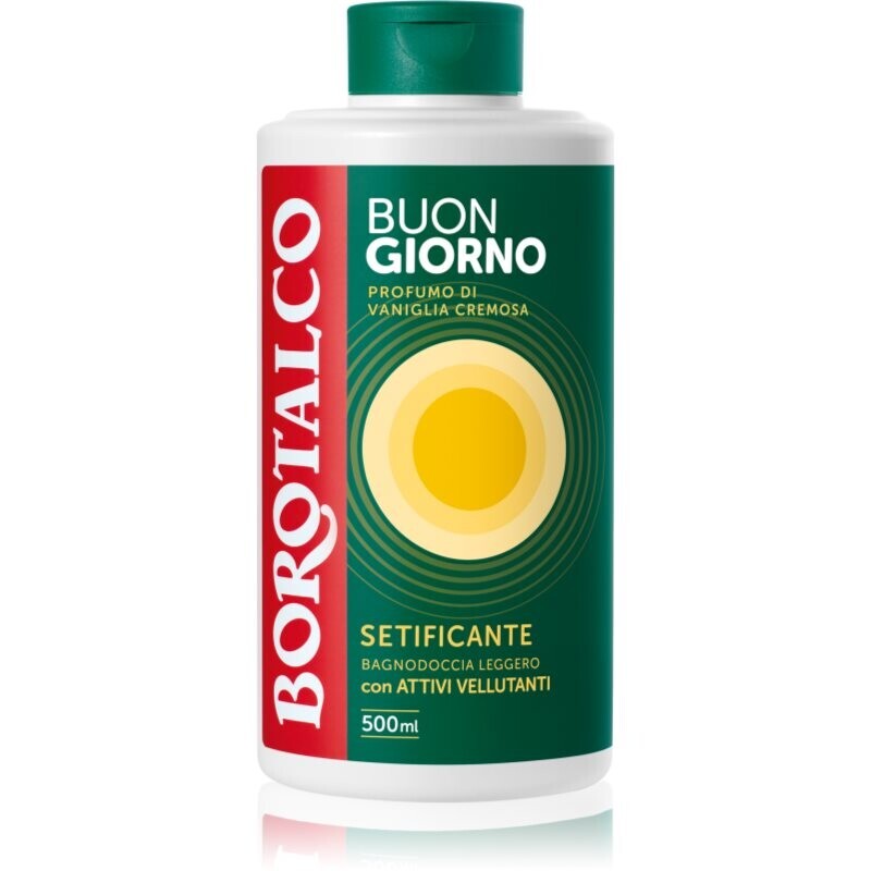 Borotalco Good Morning Silky gentle shower gel fragrance Creamy Vanilla 500 ml