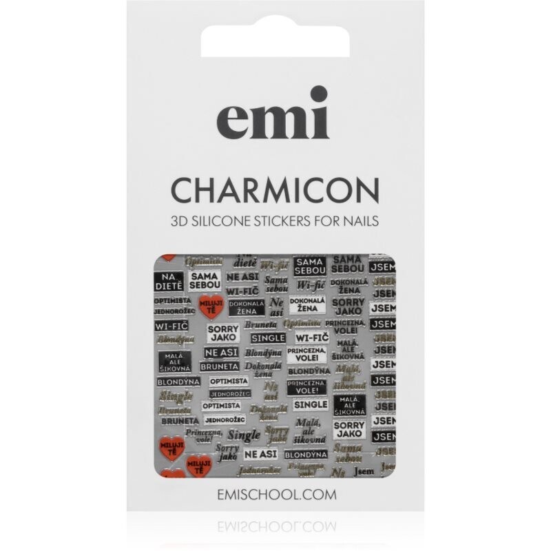 emi Charmicon Czech 1 nail stickers 3D 1 pc