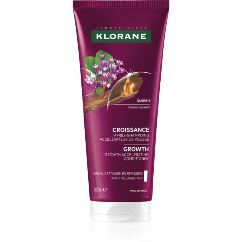 Klorane Quinine Growth Accelerating Conditioner conditioner for hair growth and strengthening from the roots 200 ml