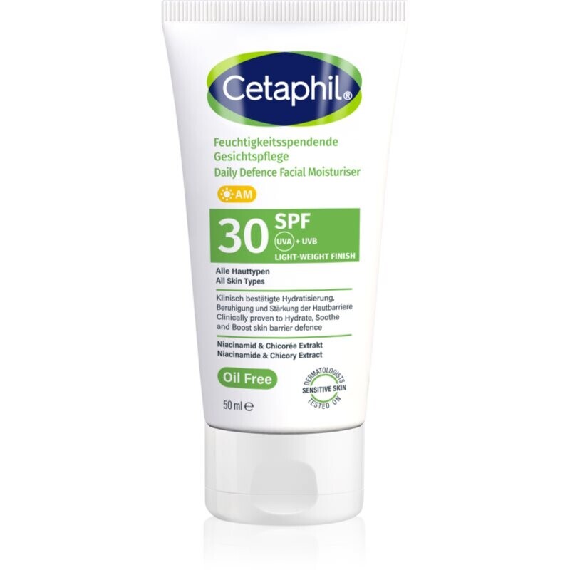 Cetaphil Daily Defence Face Moisturiser protective facial cream SPF 30 50 ml