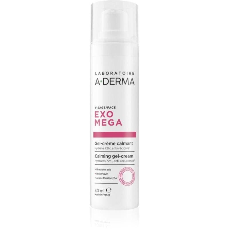 A-Derma Exomega Calming Gel-Cream hydrating and soothing gel cream 40 ml