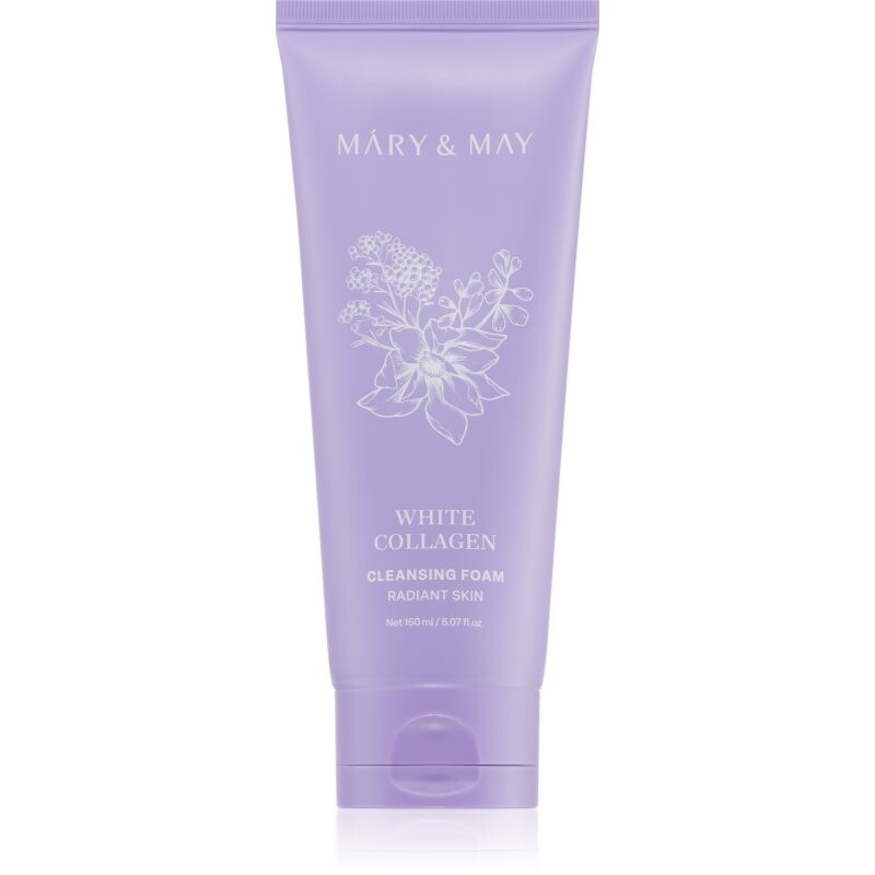 Mary&May White Collagen Cleansing Foam cream cleansing foam with niacinamide 150 ml