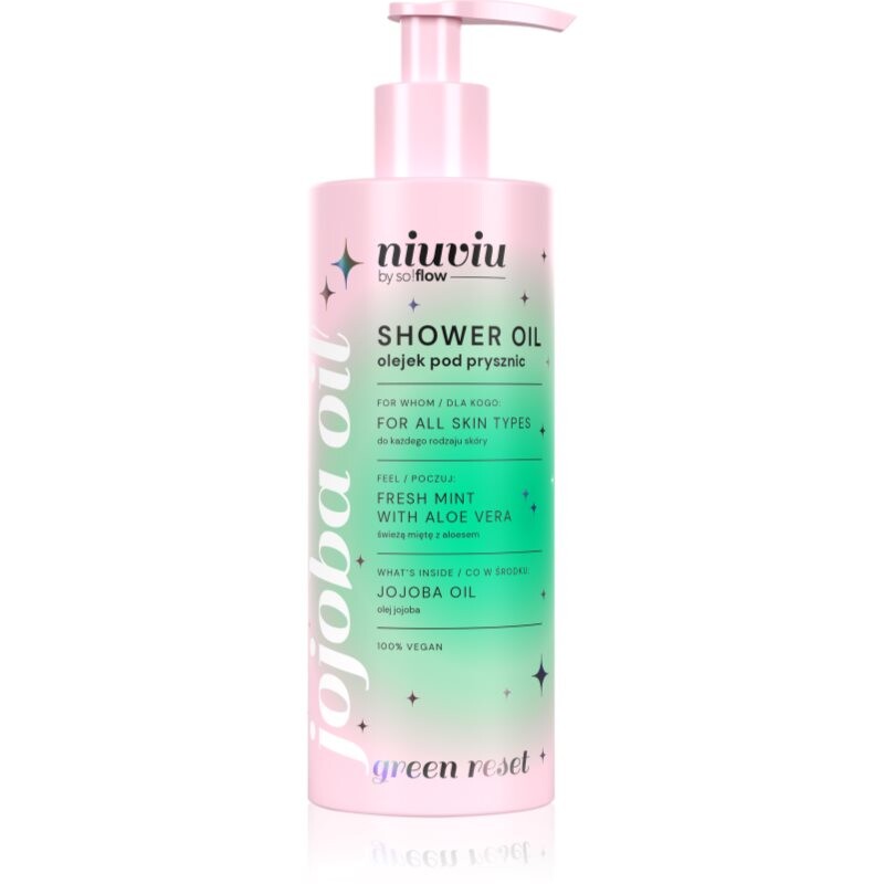 so!flow Shower Oil Fresh Mint With Aloe Vera refreshing shower oil 300 ml