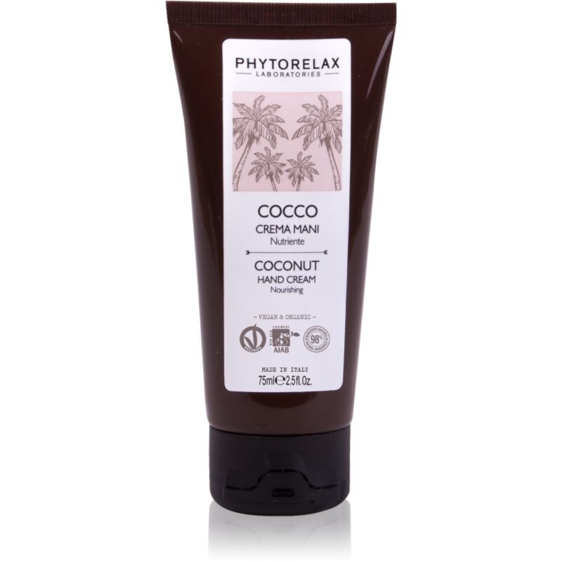 Phytorelax Laboratories Coconut nourishing hand cream 75 ml