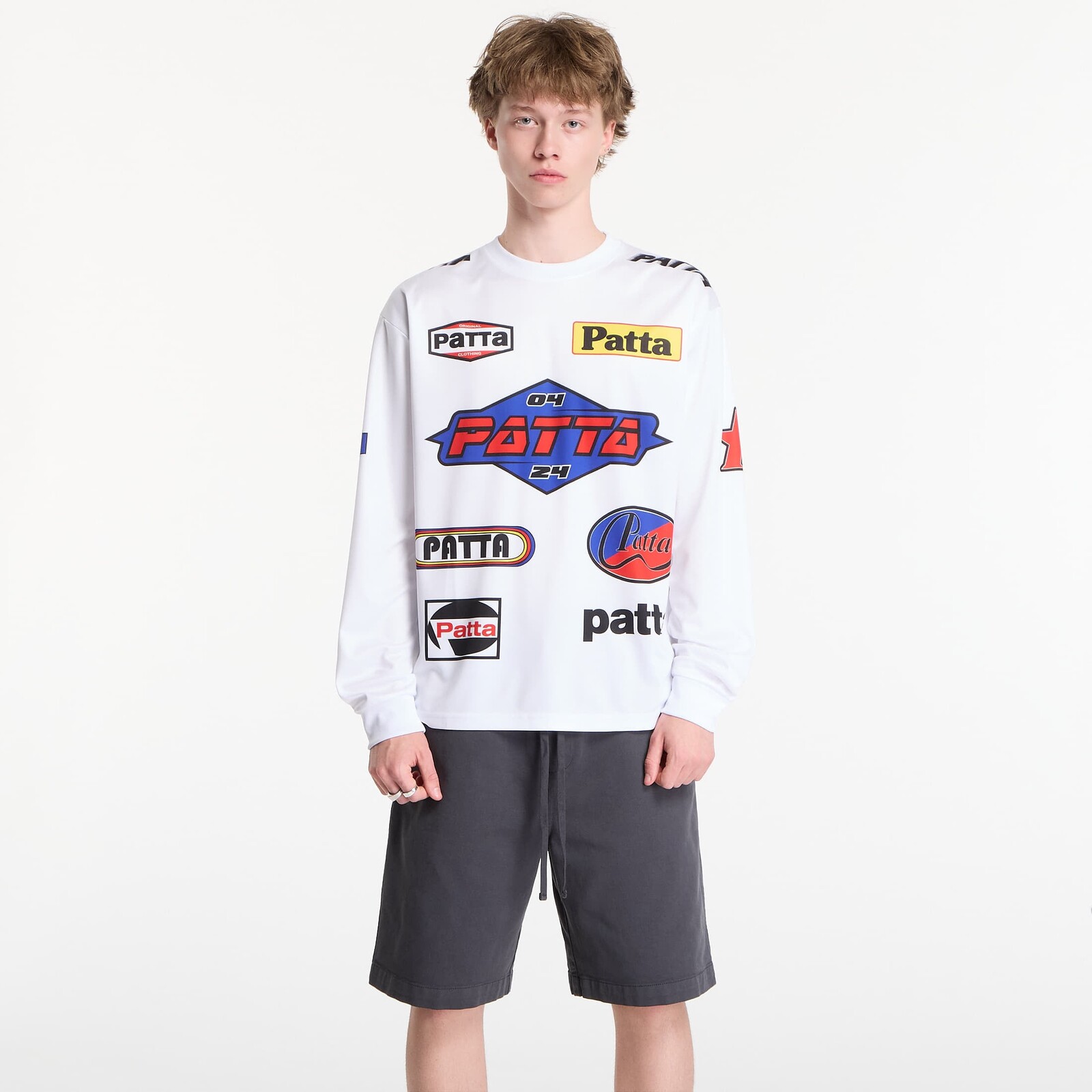 Patta Sponsor Jersey UNISEX White XL