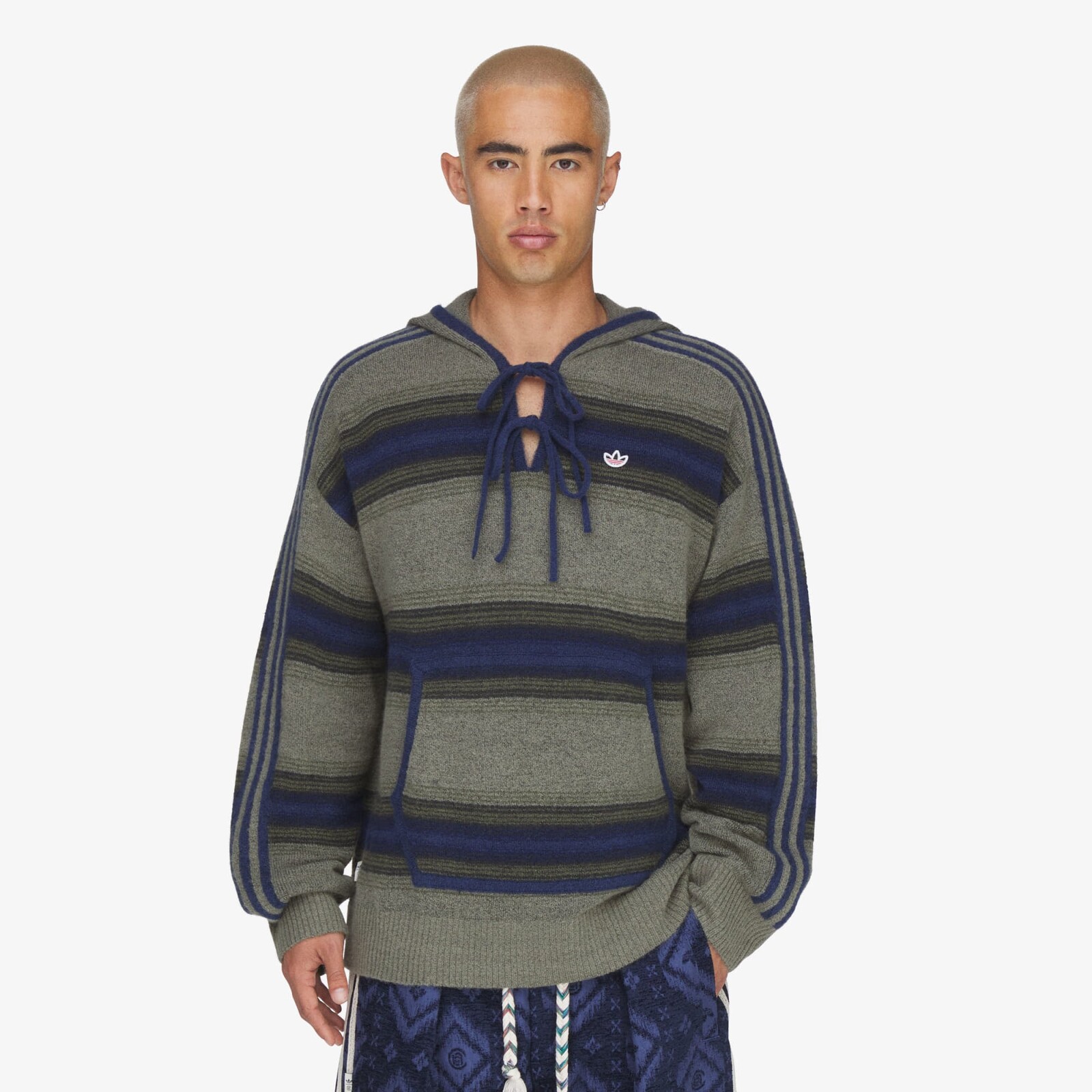 Jacket adidas x Clot Baja Jacket By Edison Chen UNISEX Trace Khaki/ Tech Indigo XXL