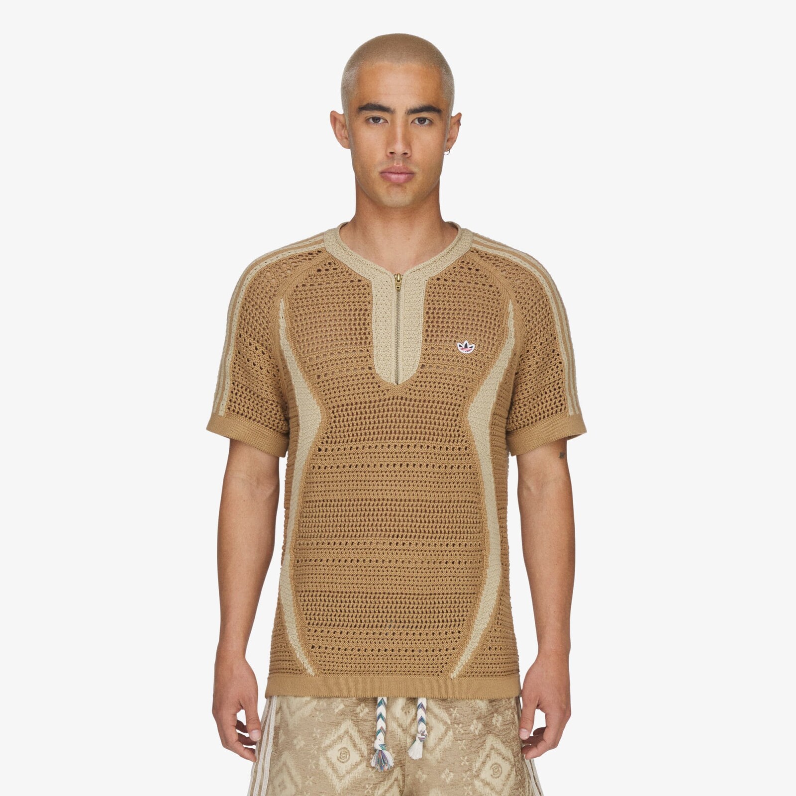 adidas x Clot Knit Jersey By Edison Chen UNISEX Cardboard XXL