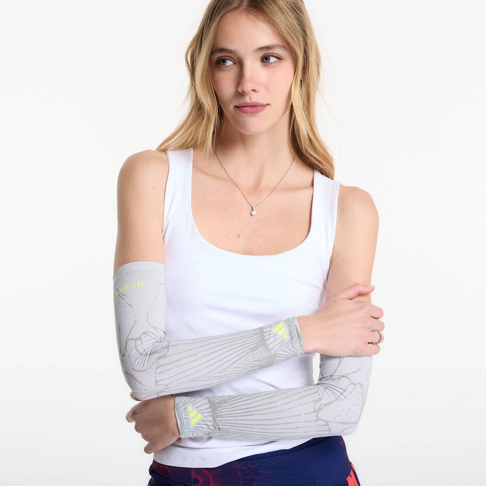adidas Labrum Arm Sleeve Wonder Alumina/ Solar Yellow S