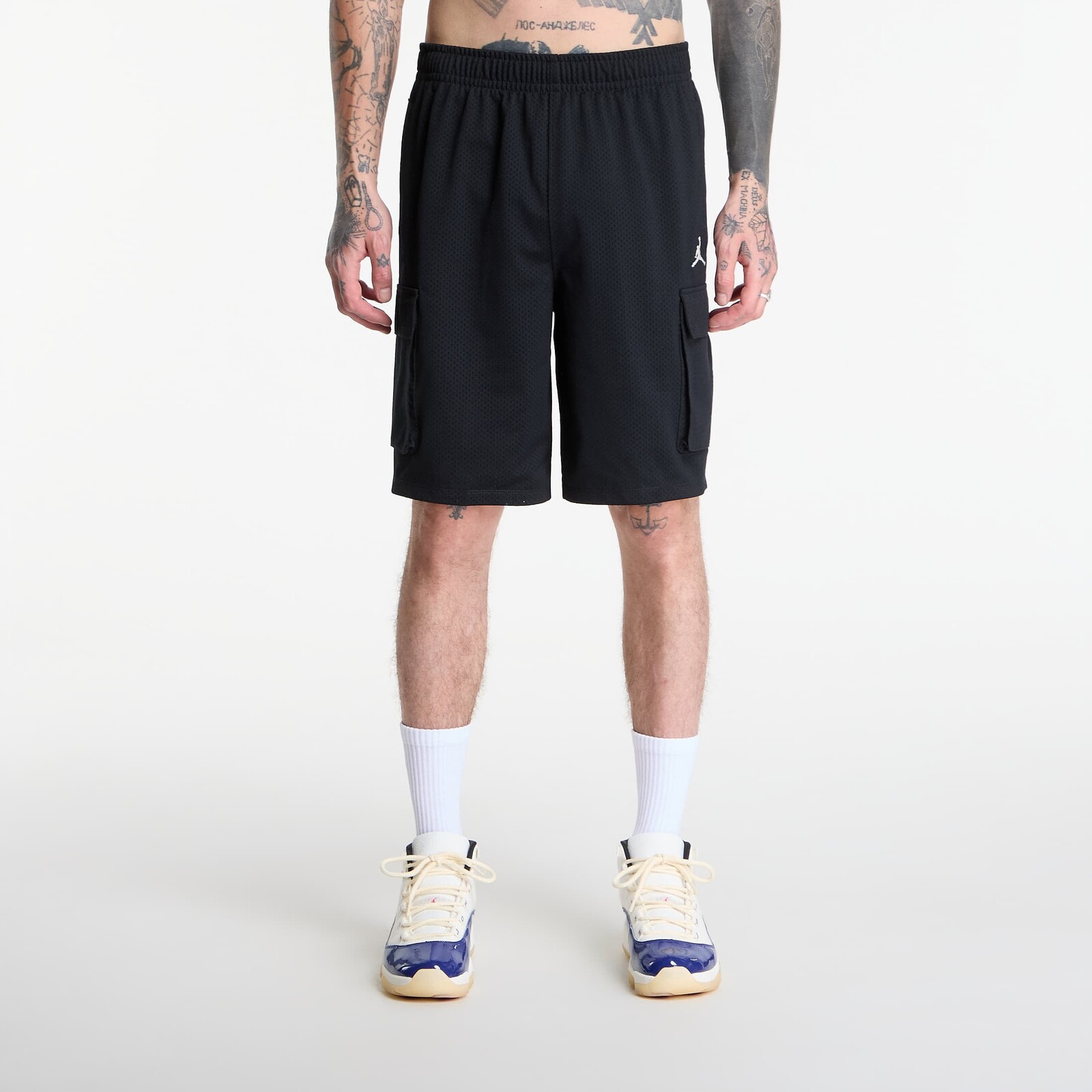Jordan Brooklyn Men's Festival Cargo Shorts Black/ Pale Ivory XS