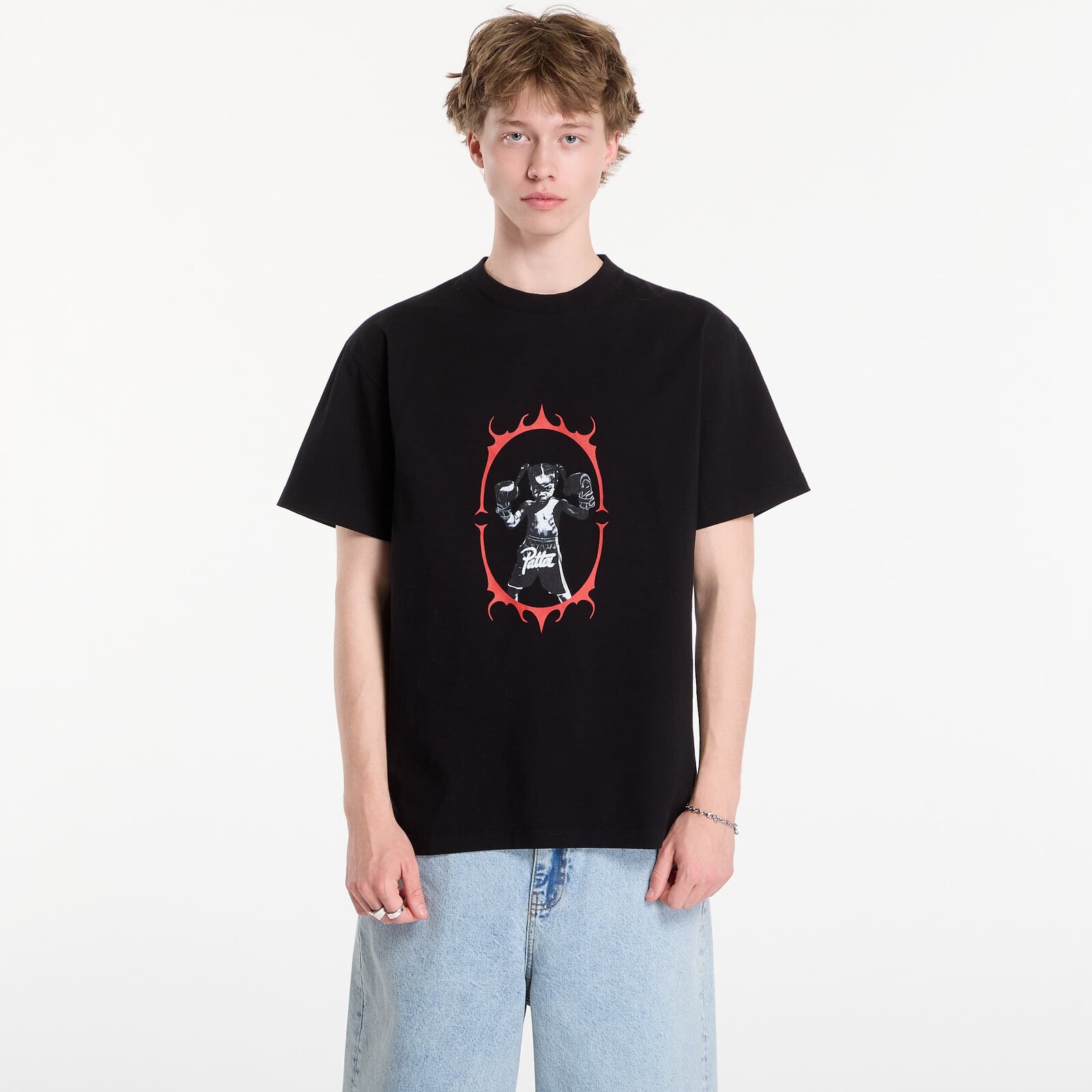 T-shirt Patta Boxing T-Shirt UNISEX Black M