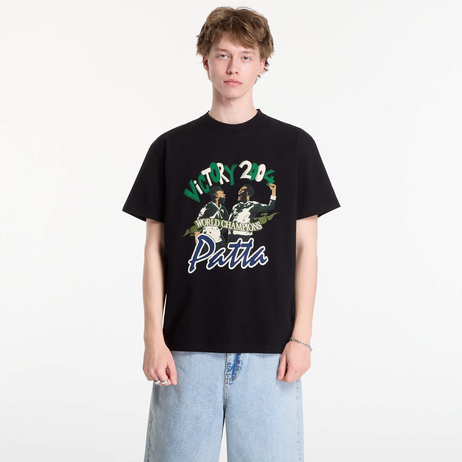 T-shirt Patta Victory T-Shirt UNISEX Black M