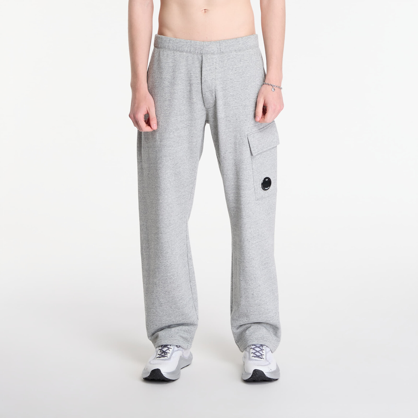 Pants C.P. Company Diagonal Raised Fleece Cargo Sweatpants Greystone XXL