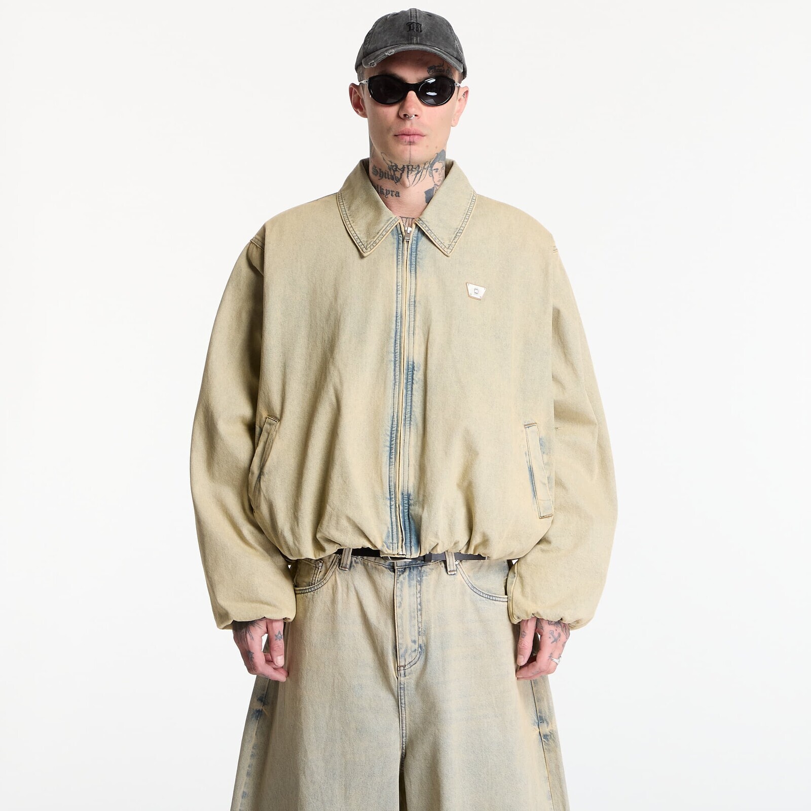 Jacket MISBHV Sand Washed Bomber Denim Jacket UNISEX Sand Washed L