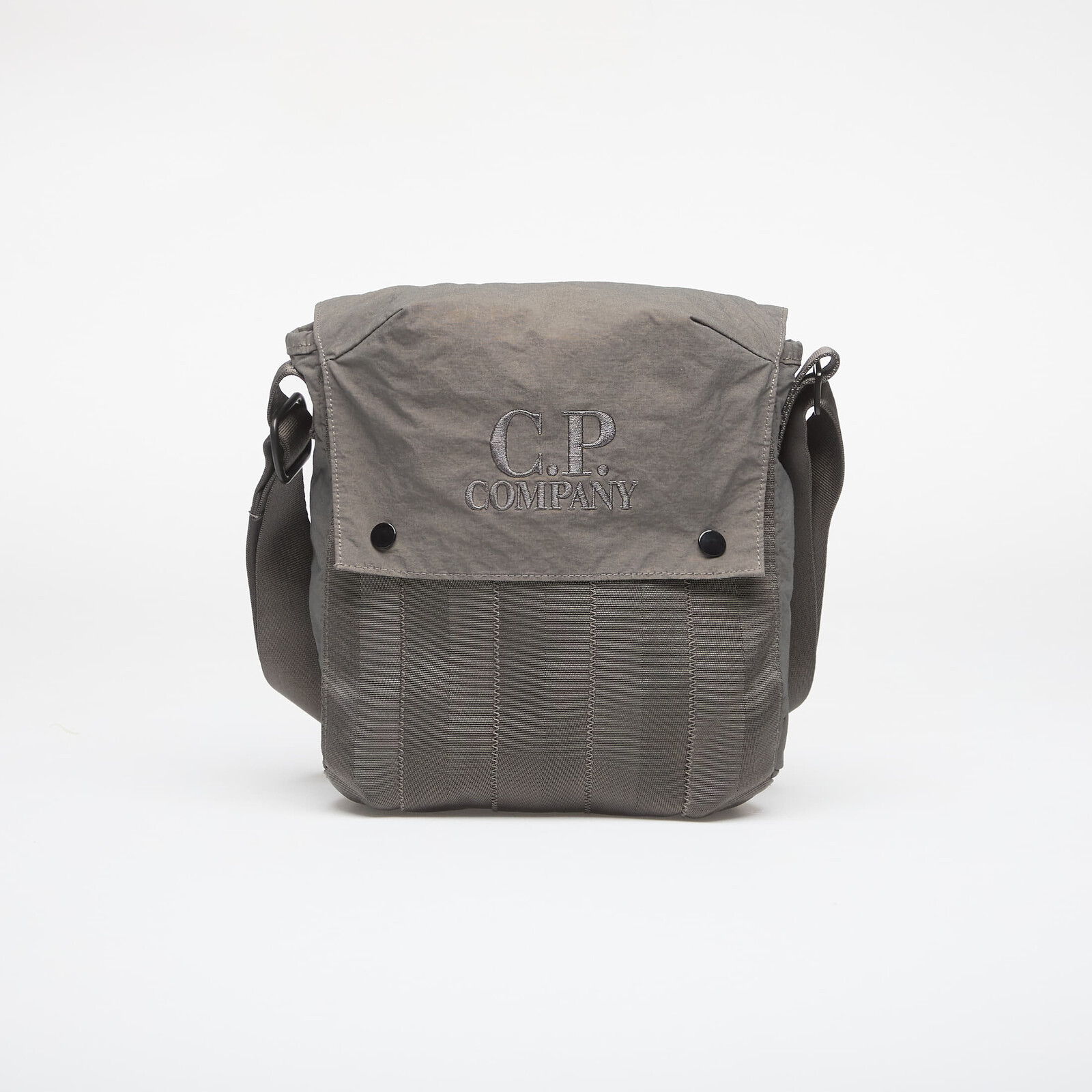 Bag C.P. Company Plain Paper Touch Mixed Shoulder Bag Gunmetal Universal