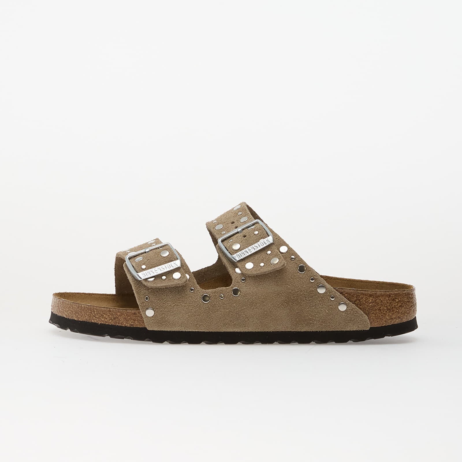 Sneakers Birkenstock Arizona Rivets Suede Leather Women Taupe UK 4.5